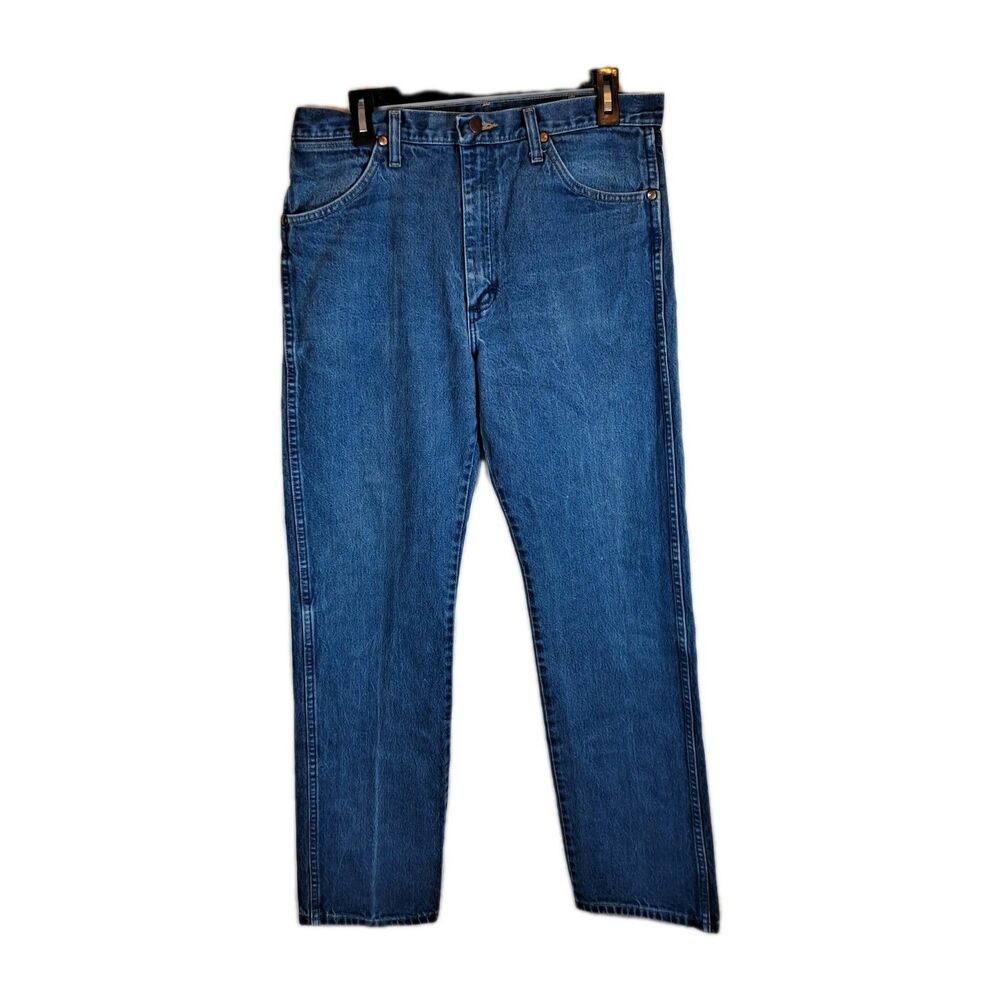 Wrangler 0013MWI Mens 34x34(33x32.5) Jeans Cowboy Cut Original Fit Straight
